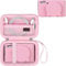 Canboc-Tasche für Canon PowerShot SX740 SX730 HS Digitalkamera, 1* Hartschalenkoffer + 1* weiche Silikon-Schutzhülle mit Abnehmbarer Objektivabdeckung, rosa (nur Tasche)