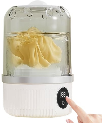 Lavatrice per, piccola rondella portatile, elettrodomestico elettrico senza fili automatico per bambini, biancheria intima, hotel