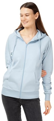 evermind Unisex Kapuzenjacke – 100% Bio-Baumwolle, GOTS-Zertifiziert, Weich & Warm (DE/NL/SE/PL, Alphanumerisch, XXL, Regular, Regular, Blauer Nebel)