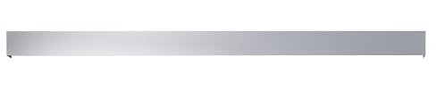 Système Porte Coulissante avec Cache Rail Seul – Rail Discret avec Bandeau Gris en Alu – Rail Coulissant Porte Esthétique et Invisible