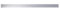 Système Porte Coulissante avec Cache Rail Seul – Rail Discret avec Bandeau Gris en Alu – Rail Coulissant Porte Esthétique et Invisible