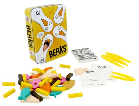 Ginger Fox Beaks Party Game | NEW | Squawk Like A Seagull |A Game The Whole Family Will Love to Play | Fast & Frantic Fun | Great Gift Idea For Ages 8+ Years