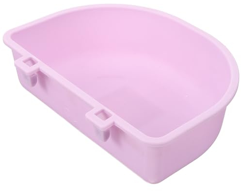OUNONA Bol en Plastique pour Animaux Suspendu, Détachable, pour Chien et Chat, Résistant la Déformation, pour Repas en Cage Déplacement