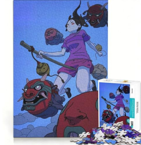 Jigsaw for Adults1000 Pieces Spirited Away Inspired Digital Art, Anti-Stress Toys, Precision Cutting, Artists' Collection, Fine Arts 50x75cm