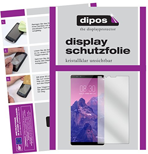 dipos 6x Clear Screen Protector for ZTE Nubia Z17S | Ultra-Thin, HD Clear, Protection Film, Perfect Fit, Anti-Scratch, Bubble-Free, Case-Friendly, Fingerprint Compatible