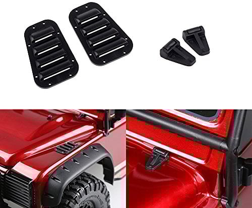 INJORA RC Zubehör Set Motorabdeckung Scharnier Engine Cover Hinge für 1:10 RC Crawler TRX-4 TRX4