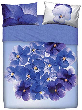 Bassetti - set lenzuola letto singolo 1 piazza bassetti violet lilla