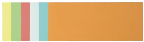 Soennecken Moderationskarte 4877 9,5x20,5cm sort. 250 St./Pack.