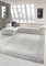 Merinos Hochwertiger Design Teppich Abstrakt aus Naturfasern in Grau Größe 200 x 290 cm