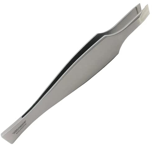 WELTMEISTER Solingen Germany Pince à épiler oblique (8 cm) en acier inoxydable