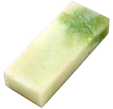 10000# Grit affilatura coltello in pietra Coltello artigianale Pietra per affilare Pietra per lucidare Pietra Blocco per pietra ad olio Strumento Giada naturale, 50x20x10mm