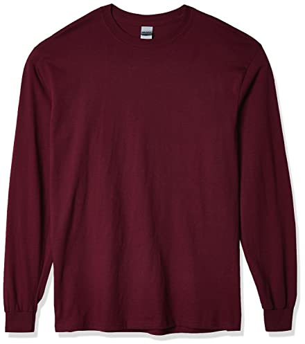 Gildan Men's Ultra Cotton Adult Long Sleeve T-Shirt, 2-Pack