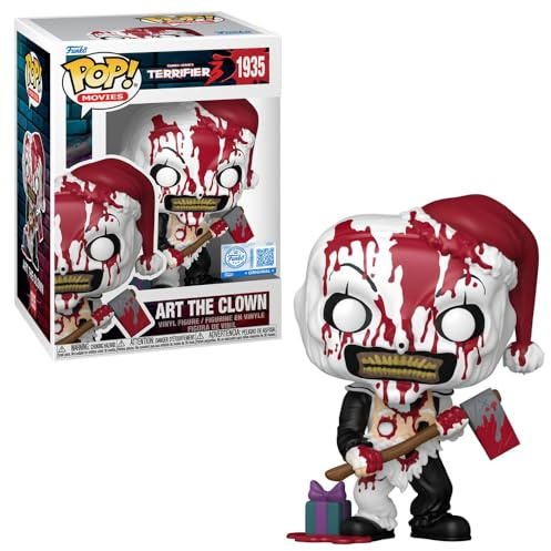 Funko Pop! Movies Terrifier 3 Figura Exclusiva Art The Clown con Hacha