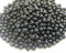 500 schwarze Glasperlen 6mm Glaswachsperlen rund Farbwahl Perlen zum auffädeln Schmuckherstellung (500 Glasperlen Schwarz)