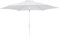 LOLAhome - Parasol inclinable +RESISTENTE de Ø300 cm, Blanco, mástil Ø48mm de aluminio Blanco, con Antiviento y Manivela, Elegante y Duradero, tratamiento Anti-corrosión, Para Exterior, Jardín - Alba