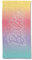 SAHINLER créateur d'univers Barbie - Asciugamano da spiaggia Barbie arcobaleno, 75 x 150 cm, 300 GSM, 100% cotone, multicolore