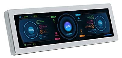 Coolwell 8.8inch Side Monitor support Raspberry Pi/Jetson Nano/PC, 480×1920, HDMI Port, IPS Display Panel, HiFi Speaker