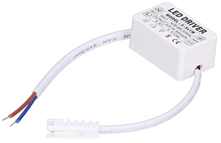 Hyuduo LED-Treiber, ABS Kleine Größe Einfache Installation Gute Wärmeableitung Geräuschloser LED-Transformator für Zuhause, 300mA 9-18VDC Antriebsleistung