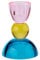 Gift Company Kerzenhalter Sari Kugel, Kerzenständer, Kristallglas, Pink, Orange, Blue, 11 cm, 1093601009