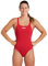 Arena Solid Swim Pro Team Maillot de Bain Une Pièce pour Femme, Séchage Rapide, Maillot de Bain Sportif en Tissu Arena MaxLife Eco avec Une Résistance Maximale au Chlore et Une Protection UV UPF 50+