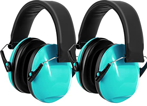BraveKoi Casque Anti-Bruit Enfant Lot de 2, SNR 32dB/NRR 27dB Casque Anti Bruit Pour 3-16 ans Enfant Etudiant, Casque Antibruit Pour l’Autisme, Dormir, Étudier, TDAH, Feux d’Artifice, Concert