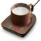 Tassenwärmer mit 3 Temperatureinstellungen (bis zu 65 °C), Jichenfang Kaffeebecherwärmer, automatische Abschaltung für Büro, Zuhause, Schreibtisch (Holzmaserung)