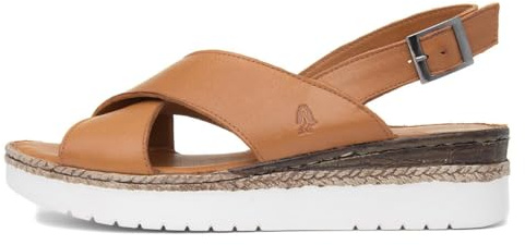 Hush Puppies Women's Saphira Sandals, Tan, 5
