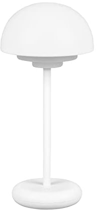 Reality Leuchten LED Akku Außentischleuchte Elliot R52306131, Kunststoff Weiß matt, inkl. 2x Watt LED, Touch-Dimmer