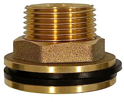 Varile - 1/2 Messing Tankdurchführung Gewindefitting (1/2)