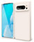 oakxco for Google Pixel 8 Pro Case Liquid Silicone, Soft Rubber Gel Elegant Thin Slim TPU Matte Smooth Case with Camera Lens Cover for Women Girl Cute, Beige Stone Cream