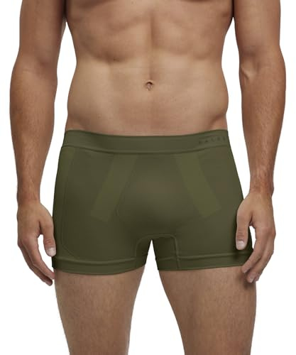 FALKE Warm M BX Fil Fonctionnel séchage Rapide 1 pièce, sous-vêtements de la Couche de Base Homme, Vert Herb 7754, L
