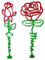 Neonobs Rosa Personalizada - Regalo Original para Sant Jordi, Día de la Madre, Día del Libro, San Valentín, Aniversario