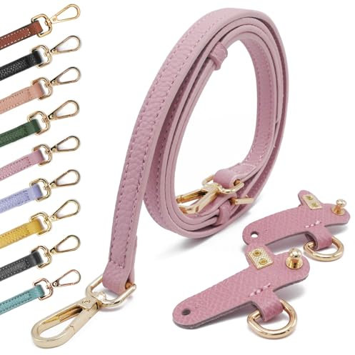 Pelle PU Tasche PU-Leder Schulterriemen Taschenriemen Verstellbar Schultergurt Lederriemen Trageriemen Schultergurte Gurt Riemen für Strap Taschenband rosa