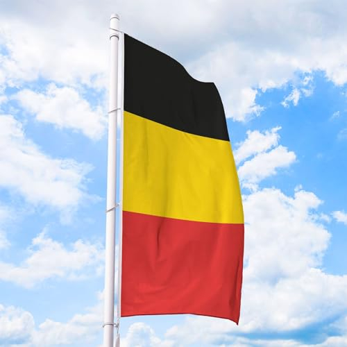 Deitert Flagge Belgien - Hissfahne Hochformat 150 x 600 cm