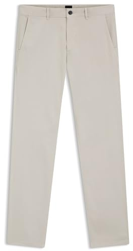 BOSS Men's Chino_Slim Trousers_Flat, Light Beige271,