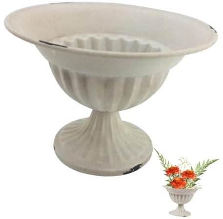 BCOATH De Metal Vintage para Jardinera De Hierro para Interiores y Exteriores para y Diseño Rústico