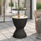 ZEYUAN 3-in-1 Tisch mit Eiskühler Schwarz Polypropylen, Gartentisch, Terrassentisch, Esstisch Garten, Gartenesstische, Gartenmöbel, Außentisch - 364157