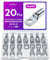 20 Stück Rohrkabelschuh 10mm2 M6 Kabelschuhe Set, ANVINKU Rohrkabelschuhe Set für Kfz Batteriekabel Set, Kabelschuh Sortiment, SC Rohrkabelschuh Set, 10mm² Kabelschuhe für Auto Motorräder Boote