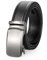 JasGood Herren Leder Ratschengürtel mit Verstellbarer Automatischer Slide Schnalle, 3,5cm Breite