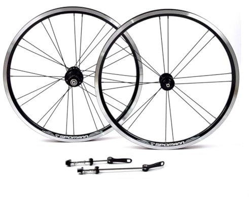 HSIRYAOHD Falträder Räder 50,8 cm 406 Mountainbikes BMX Radsatz V-Bremse Schnellspanner Aluminiumlegierung doppelwandige Felge 8/9/10/11 Gang 16/24 Löcher