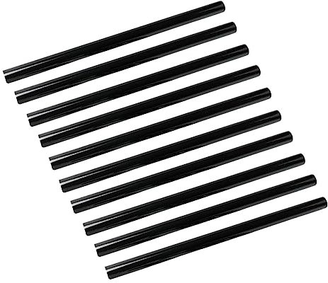 HOMSFOU 10pcs Black Glue Stick Hot Melt Craft Glue Stick for Gun DIY Crafting Tool Strong for Plastic Projects