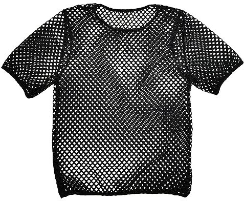 Genérico Camisa Manga Corta Hombre - Mallas Ajustadas con Personalidad para Hombre Camiseta De Manga Corta Transpirable con Entramado De Rejilla Superior Ahuecada para Hombre Camiseta Robe Iniesta