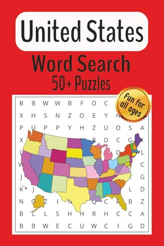 United States Word Search Puzzle Book: Word Search with Easy to Read Print about United States, United States Travel, United States Flag and more | ... Gift for Vacations, Holidays, and Free Times