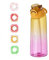 Wasserbecher Mit Duft26 Fruchtaromen 900ml Wasserflasche Mit Großem Fassungsvermögen, Rosa-grün, Blau-lila, Orange-grün-schwarz, Gelb-rosa Fünf Farben Des Wasserbechers, Geeignet Für Zuhause, Outdoor