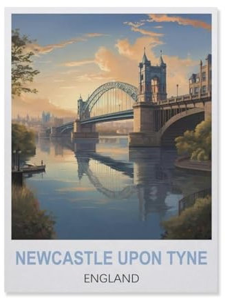 Newcastle upon Tyne England，Jigsaws Puzzles 1000 Pieces Classic Jigsaws Educational Games Toys，Best Gift for Adults and Kids（38x26cm）-ET38