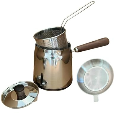 Friteuse Avec Panier Grande Capacité Acier Inoxydable Ustensile de Cuisine