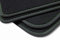 teileplus24 V268 Velours Fußmatten kompatibel mit Skoda Superb 2 2008-2015 Trittschutz Fahrermatte, Naht:Grün