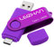 LEIZHAN USB Stick Type C Memory Stick 128GB Flash Drive OTG(On The Go) 2 in 1 USB C Speicherstic for Type-C Smart Phone and MacBook (128GB, Lila)