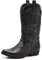 IF Fashion Cowboy Western Scarpe da Donna Stivali Stivaletti Punta Quadrata Camperos Texani Etnici C19004-4 nero N.40