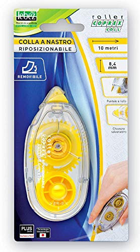 Lebez Colla a Nastro Removibile, 8.4 mm, 10m Roller Coprex Coll, (80950)